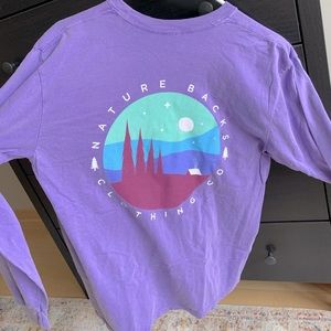 Nature backs logo long sleeve